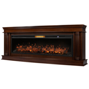 Каминокомплект: Очаг Royal Thermo Aurora RTFP/P-AR60LS, портал Olympia 60 CO, канадский дуб