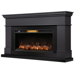 Каминокомплект: Очаг Royal Thermo Aurora RTFP/P-AR40LS, портал California 40, графит